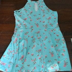 Light blue flower dress